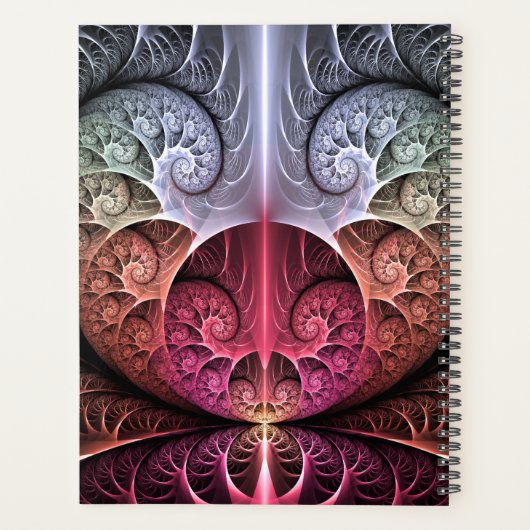 Abstracte Surreal Fantasy Fractal Name Planner (Achterkant)