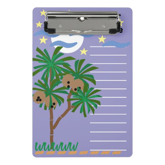 "Abstracte symbolen" briefpapier Mini Klembord (Voorkant)