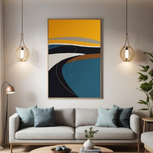 Abstracte Symfonie Canvas Afdruk