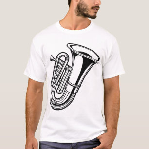 Abstracte Symmetrie Lijnkunst T-shirt