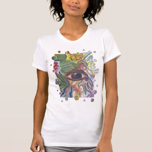 Abstracte T-shirt - Muziek in mijn geest