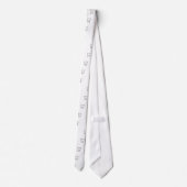 Abstracte tandafbeelding stropdas (Achterkant)