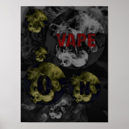 Abstracte tapekouten zwart-wit poster
