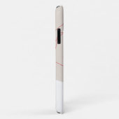 Abstracte tapijtschelpen van leder, terra Cotta Case-Mate iPhone Case (Achterkant/rechts)