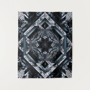 Abstracte technologie: Geo-Cyberpunk ZX-91 Wandkleed