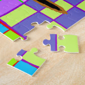 Abstracte Teckel Jig Saw Legpuzzel (Zijkant)