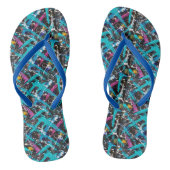 Abstracte Teenslippers (Voetbed)