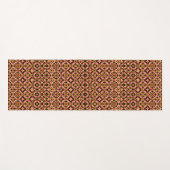 Abstracte Tegel Patroon Yoga Mat (Voorkant (horizontaal))