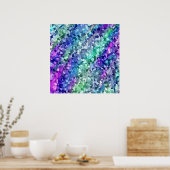 Abstracte tegel poster (Keuken)