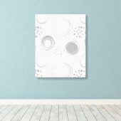 Abstracte tekencanvas afdrukken (Insitu (Houten vloer))