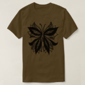 Abstracte Tekening van de inkt met ingeschaald bui T-shirt (Design voorkant)