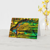 Abstracte texturen, kaart (Gele Bloem)