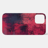 Abstracte textuur. 2d illustratie. Expressieve han Case-Mate iPhone Case (Achterkant (horizontaal))