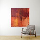 Abstracte textuur. 2d illustratie. Expressieve han Wandkleed (In situ)