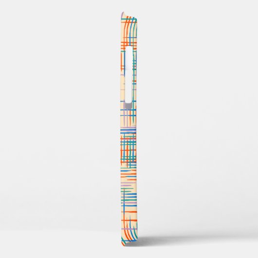 Abstracte textuur met kruisstrepen. Modern Pat Case-Mate iPhone Case (Achterkant / Links)