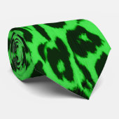 Abstracte textuur van groene luipaard stropdas (Opgerold)