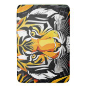 Abstracte Tiger Art Badmat (Voorkant Verticaal)