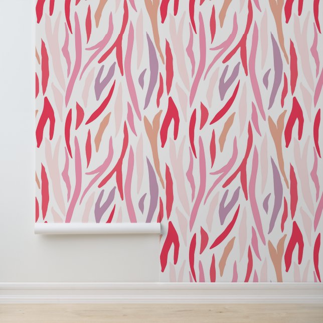 Abstracte tijgerhuid behang (Applicatie)