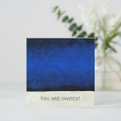 Abstracte Times Two ~ Invitations BACHELOR Kaart (Staand voorkant)