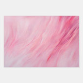 Abstracte tinten van roze en verfstreken inpakpapier vel (Voorkant 2)