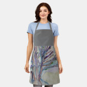 Abstracte Trees Apron Schort (Gedragen)