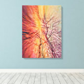 Abstracte Trees Funky Zoom Fotografie Art Print (Insitu (Houten vloer))