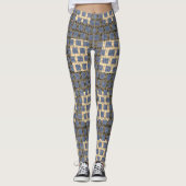Abstracte Trendy Mode Compressie geschikt voor Leg Leggings (Voorkant)