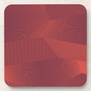 Abstracte, trendy, moderne geometrische grafische bier onderzetter