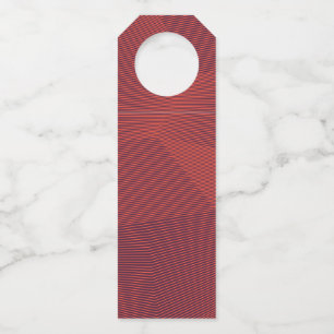 Abstracte, trendy, moderne geometrische grafische  flessenhanger