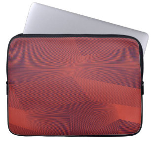 Abstracte, trendy, moderne geometrische grafische  laptop sleeve