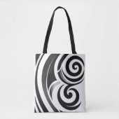 Abstracte tribale Canvas tas (Voorkant)