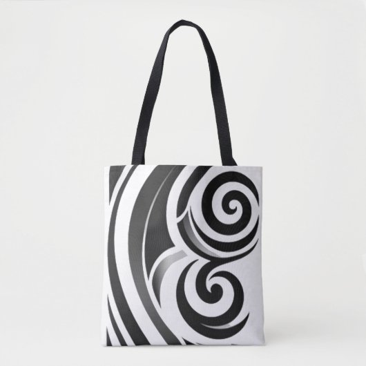 Abstracte tribale Canvas tas (Voorkant)
