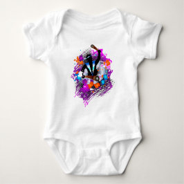 Abstracte trillende carnavalpanman romper
