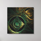 Abstracte trillingen — Afdrukken van schilderdoek (Voorkant)