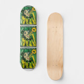 ABSTRACTE TROMPETSPELER SKATEBOARD (Voorkant)