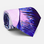 *~* Abstracte Tropische AP25 Exotische Beach Palm  Stropdas (Opgerold)