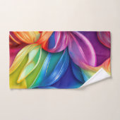 Abstracte Tropische Bloemhanddoek Set Bad Handdoek (Handdoek)