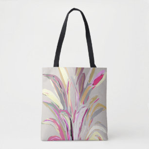 Abstracte tropische Plant Vector Art Style Draagtas