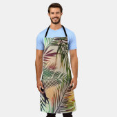 Abstracte tropische Planten:  illustratie Schort (Gedragen)