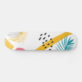 Abstracte tropische vormen skateboard (Horizontaal)