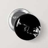 Abstracte Trumpet Button Badge (Voorkant /achterkant)