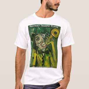 Abstracte Trumpet Player T-shirt