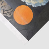 Abstracte Tuin Decoupage Tissuepapier (Detail)