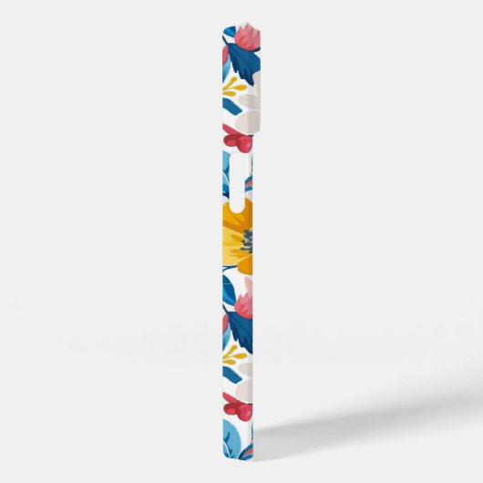 Abstracte tuin moderne bloemen Case-Mate iPhone case (Achterkant / Rechts)