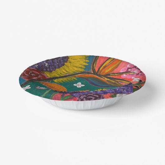 Abstracte tuin papieren kommen (Gebogen)