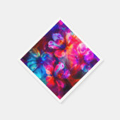 Abstracte tuinbloei servet (Hoek)