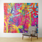 Abstracte tuinbouw wandkleed (In Situ (horizontaal))