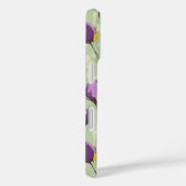 Abstracte Tulp Bloeit Op Mint Groene Achtergrond Case-Mate iPhone Case (Achterkant / Rechts)