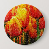 Abstracte Tulp-verfart Button (Voorkant)