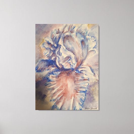 Abstracte tulpen canvas afdruk (Voorkant)